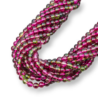 Λείο Στρογγυλό Floral Rock Crystal 04mm