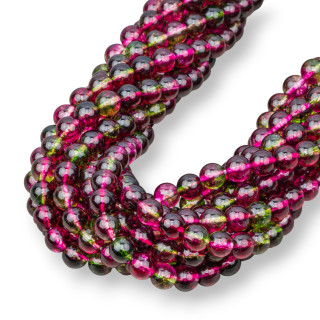 Λείο Στρογγυλό Floral Rock Crystal 06mm