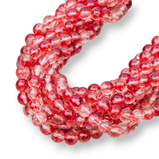 Smooth Round Red Rock Crystal 06mm