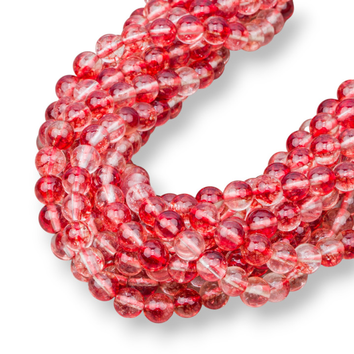 Smooth Round Red Rock Crystal 06mm