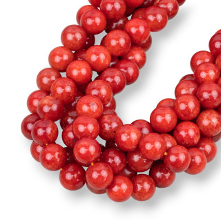 Jade Coral Redondo Liso 10mm