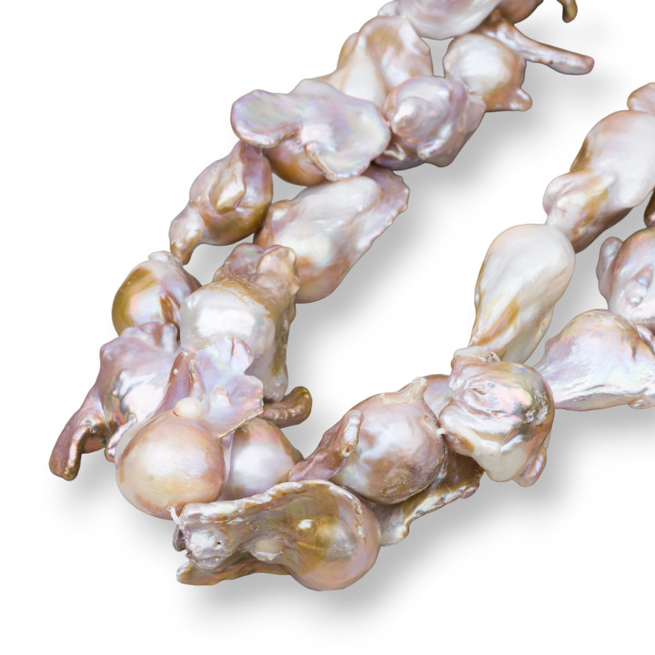 Perlas Barrocas de Río (ASW) 130-140gr Bronce