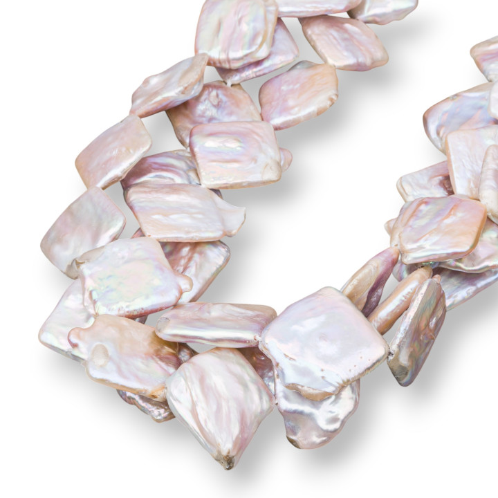 Flat River Pearls Rhombus (YBG) Λιλά 70-80γρ