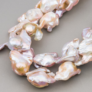 Perle Di Fiume Barocche (AHB) 110-120gr Rosa Bronzo