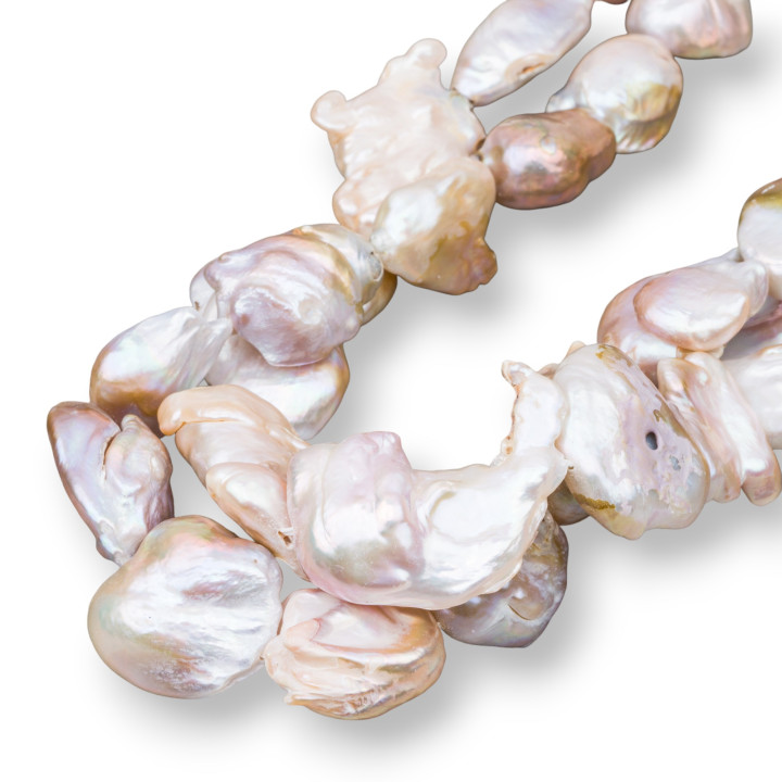 Pepitas de Perlas de Río Barroco (CYW) 110-120gr Rosa