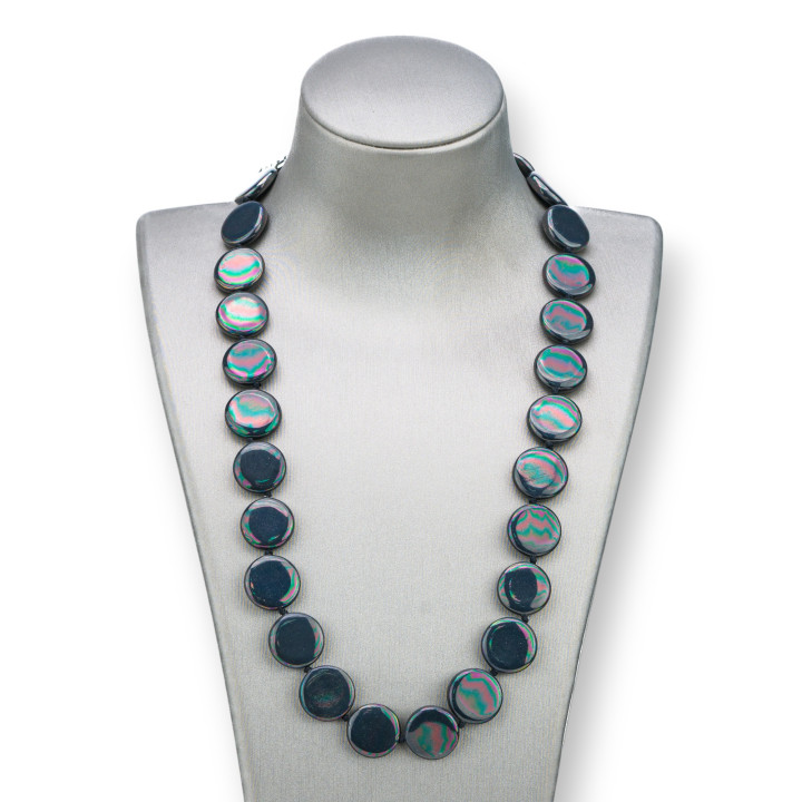 Runde, flache Perlenkette von Mallorca, 16 mm – Eleganz und einzigartiger Stil