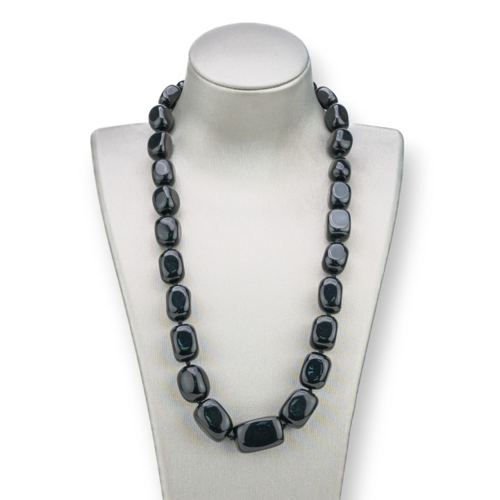 Collar Piedras Rodadas: Elegancia y Estilo con Cierre