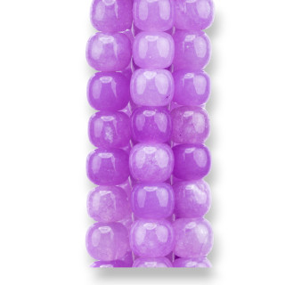 Jade Jade Coloré Ligne Économique Corps Lisse 9x10mm Lavande