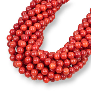 Λείο Στρογγυλό Coral Jade 06mm