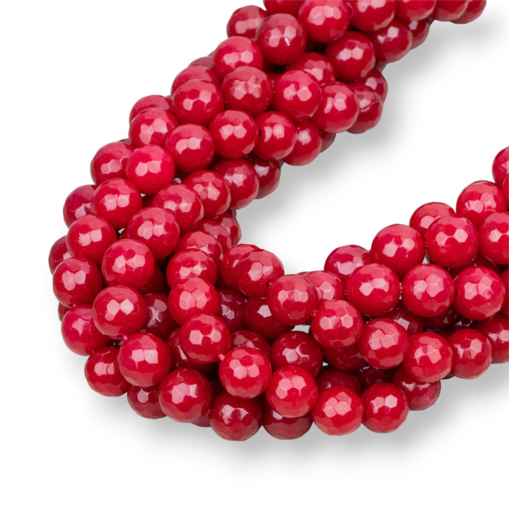 Jade Rubellit facettiert 10mm