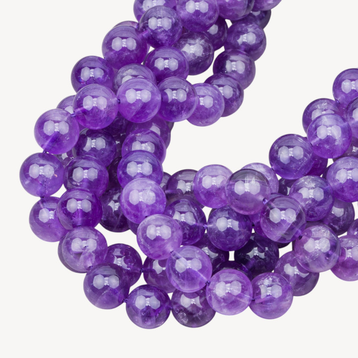 Smooth Round Amethyst 10mm First Choice