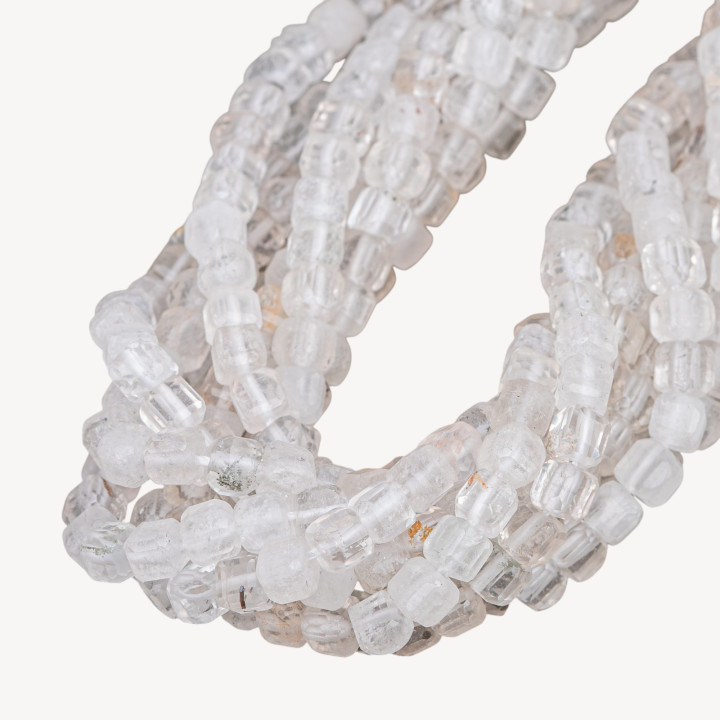 Bergkristall Würfel im Diamantschliff 4,0mm