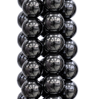 Glatter runder Hämatit 12mm Natur