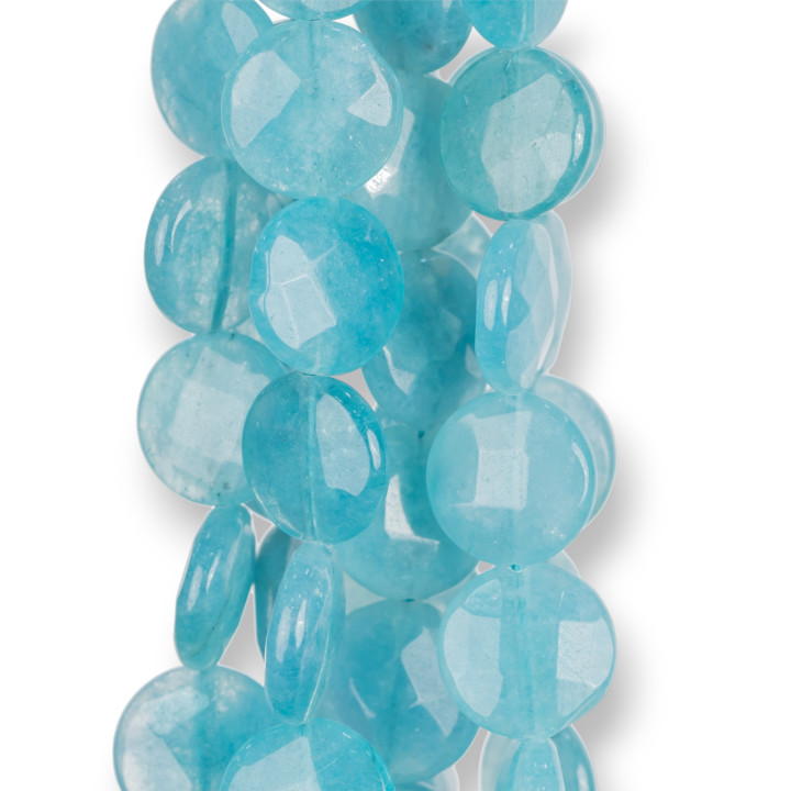 Angelite Στρογγυλή Επίπεδη όψη 15mm