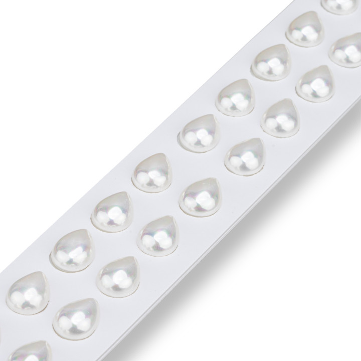 Perles Demi-Trou Perles De Majorque Cabochon Goutte Plate 10x14mm 10 Paires