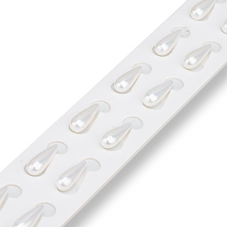 Halblochperlen Mallorca Perlen Tropfen 08x30mm 8St