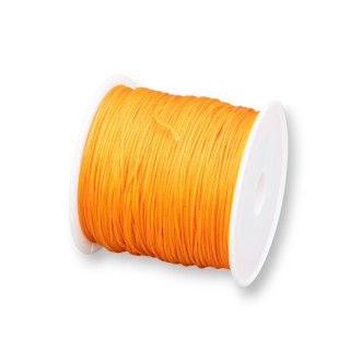 Hilo Nylon Para Joyas Cuerda China Para Anudar 0,8mm 40 Metros Naranja