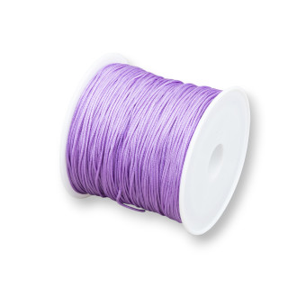 Filo Nylon Gioielli Chinese Knotting Cord 0,8mm 40 Metri Lavanda
