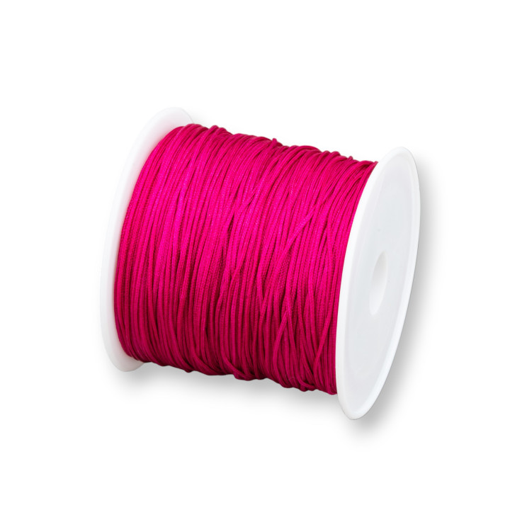 Nylon Jewelry Thread Chinese Knotting Cord 0.8mm 40 Meters Purple