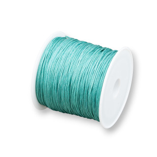 Filo Nylon Gioielli Chinese Knotting Cord 0,8mm 40 Metri Turchese