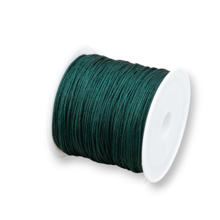 Filo Nylon Gioielli Chinese Knotting Cord 0,8mm 40 Metri Verde Smeraldo