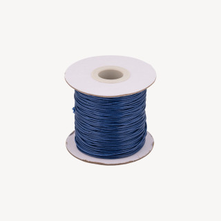 Waxed Cotton Cord 1.0mm 80m Dark Blue