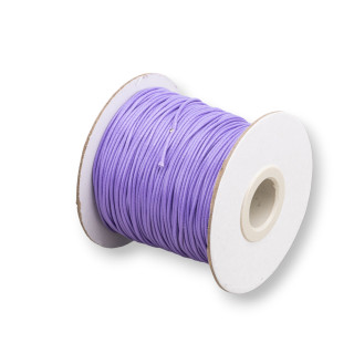 Cordone Cordoncino In Cotone Cerato 1,0mm 100mt Lavanda