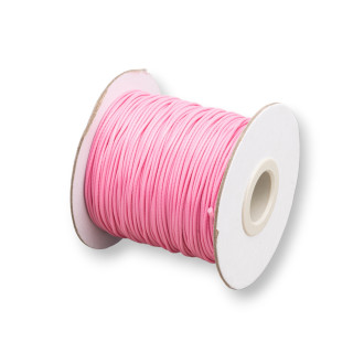 Waxed Cotton Cord 1.0mm 80m Pink