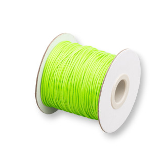 Cordone Cordoncino In Cotone Cerato 1,0mm 100mt Verde Fluo