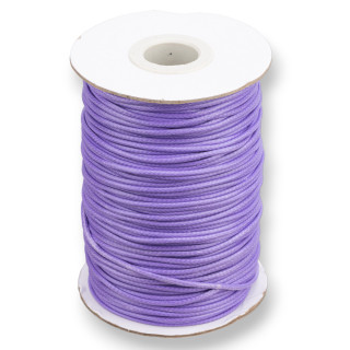 Waxed Cotton Cord 1.5mm 80m Lavender