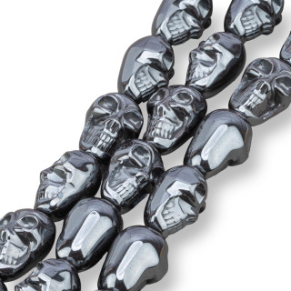 Ematite Naturale Teschio 20x28mm