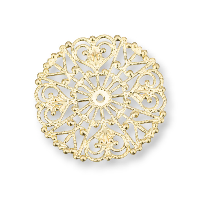 Composant Filigrane Laiton 32mm 30pcs MOD1003 Doré