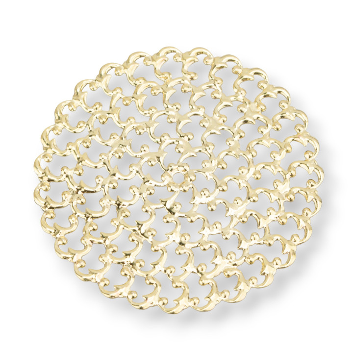 Filigrane Messingkomponente 48 mm 20 Stk. MOD1018 Golden