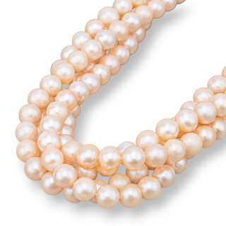 Round River Pearls 8.5-9.0mm Pink