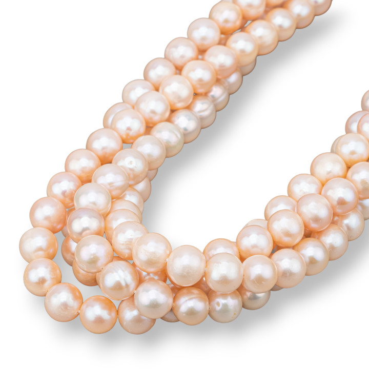Round River Pearls 8.5-9.0mm A+ Pink