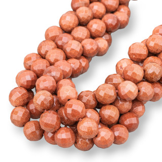 Pietra Del Sole Or Facette 12mm 64fc