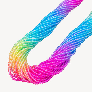 Cristales Sintéticos Talla Diamante Facetados 2mm MOD05