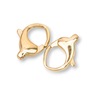 AM16 Steel Carabiner κούμπωμα 10x16mm 10τμχ Επιχρυσωμένο