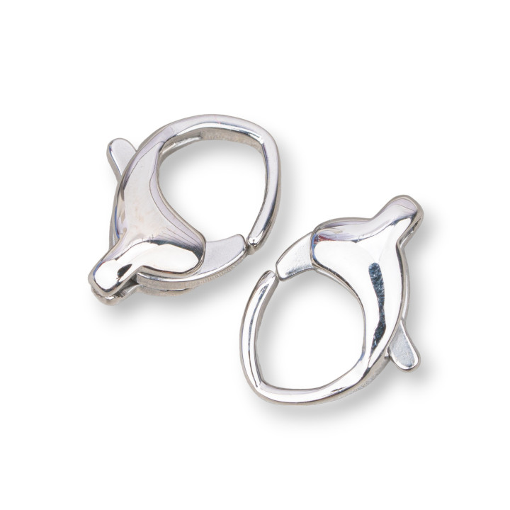 Steel Carabiner Clasp AM16 10x16mm 12pcs