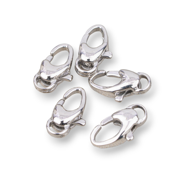 Chiusura Moschettone Di Acciaio CK10 Ovale 4x10mm 16pz Acciaio
