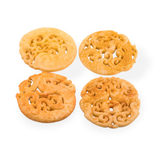 Componente de jadeíta grabado 45-65 mm MOD144