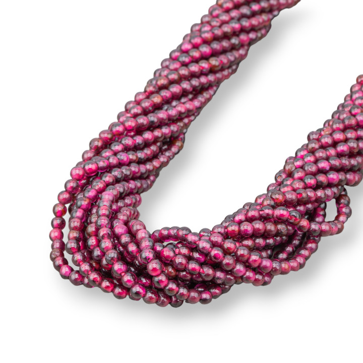 Smooth Round Garnet 03mm Indian