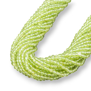 Runder glatter Peridot 03 mm indisch