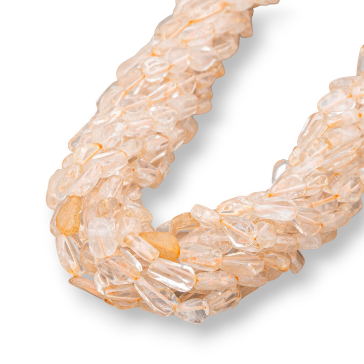 Citrine Goutte Facette Coupe Machine Irrégulier 6-8x10-12mm Indien