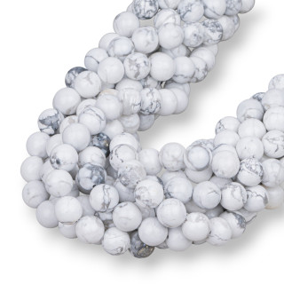 Aulite White Round Smooth 08mm