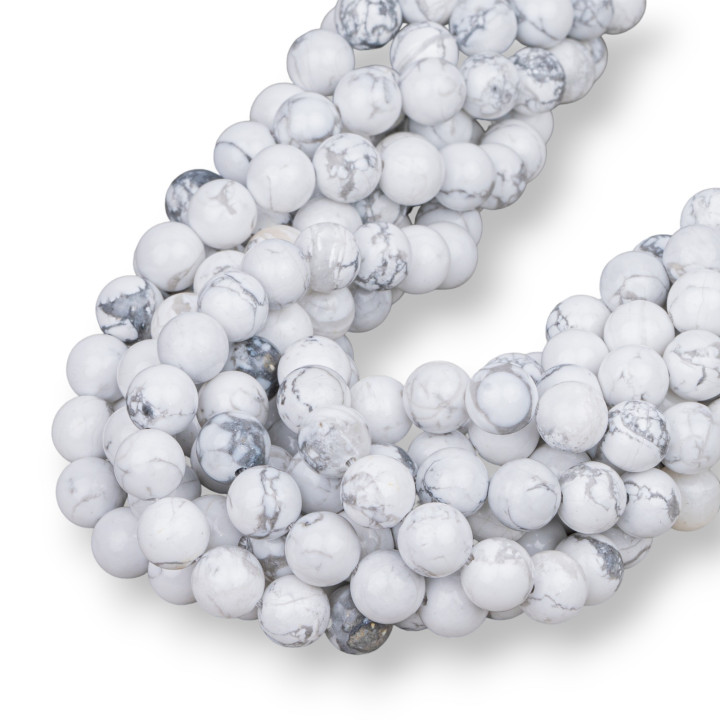 Aulite White Round Smooth 08mm