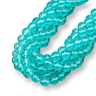 Bergkristall Tiffany rund glatt 08mm