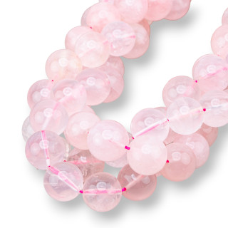 Cuarzo Rosa First Choice Redondo Liso 14mm