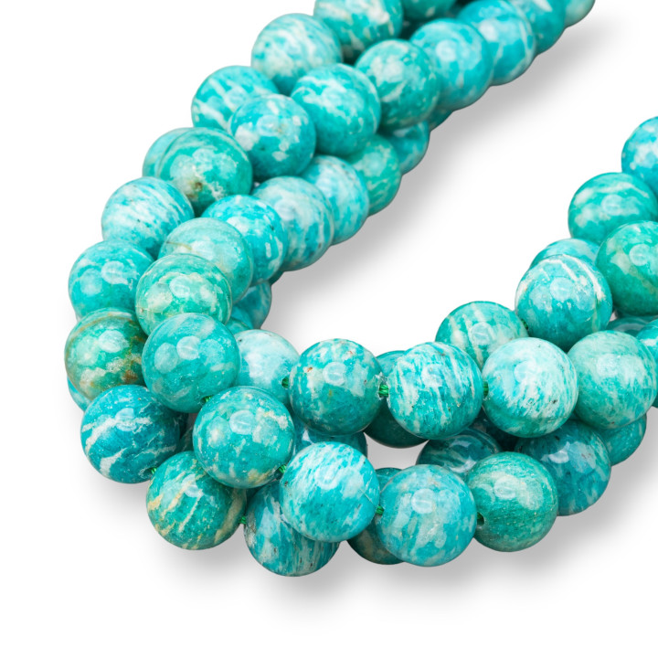 Madagascar Amazonite Round Smooth 12mm