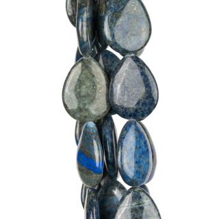 Raw Blue Lapis Lazuli Drops Plate 18x24mm